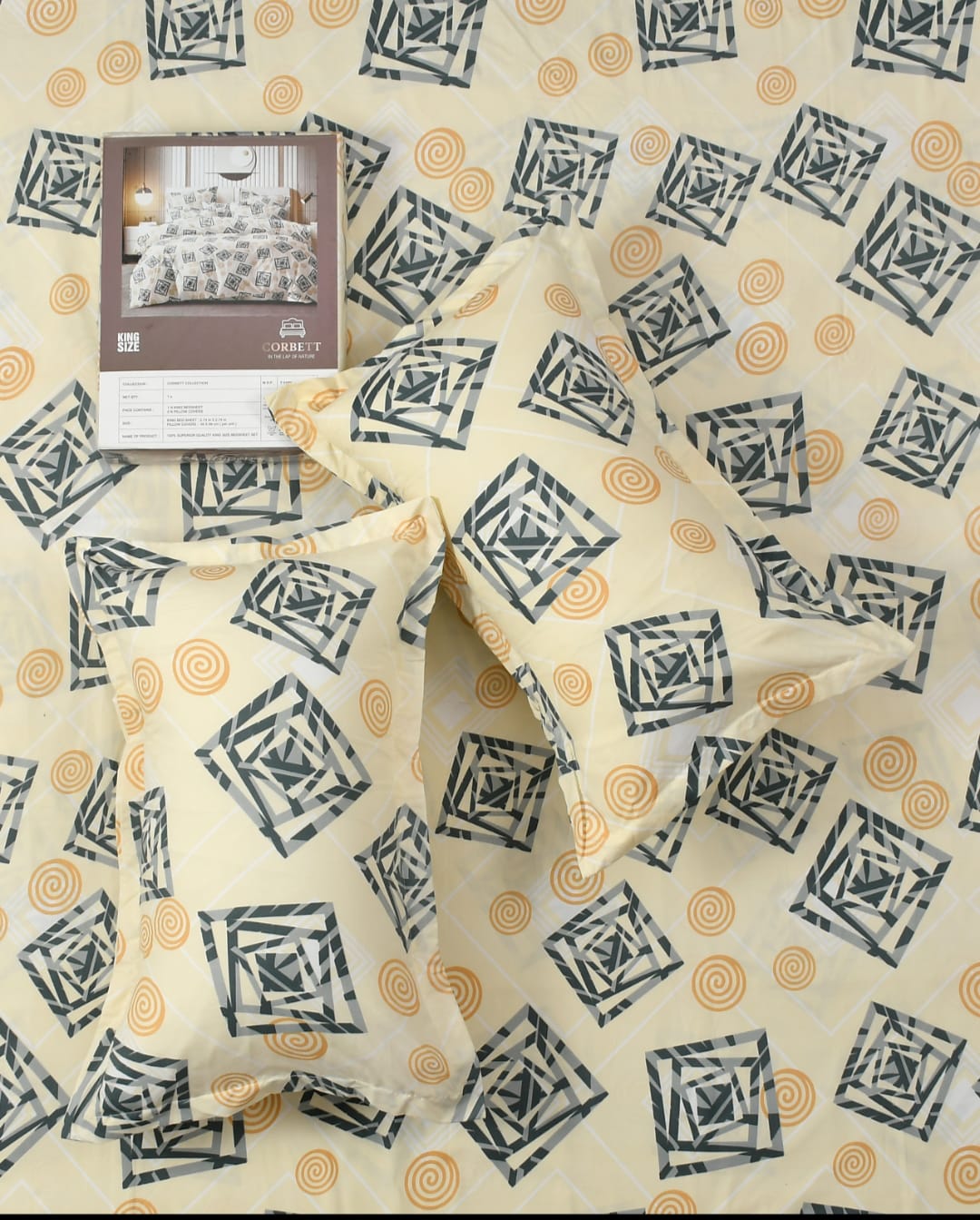 CORBETT KING SIZE BEDSHEET