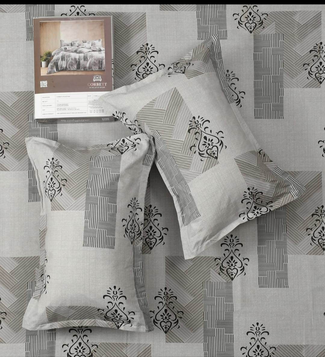 CORBETT KING SIZE BEDSHEET - WD INTERNATIONAL