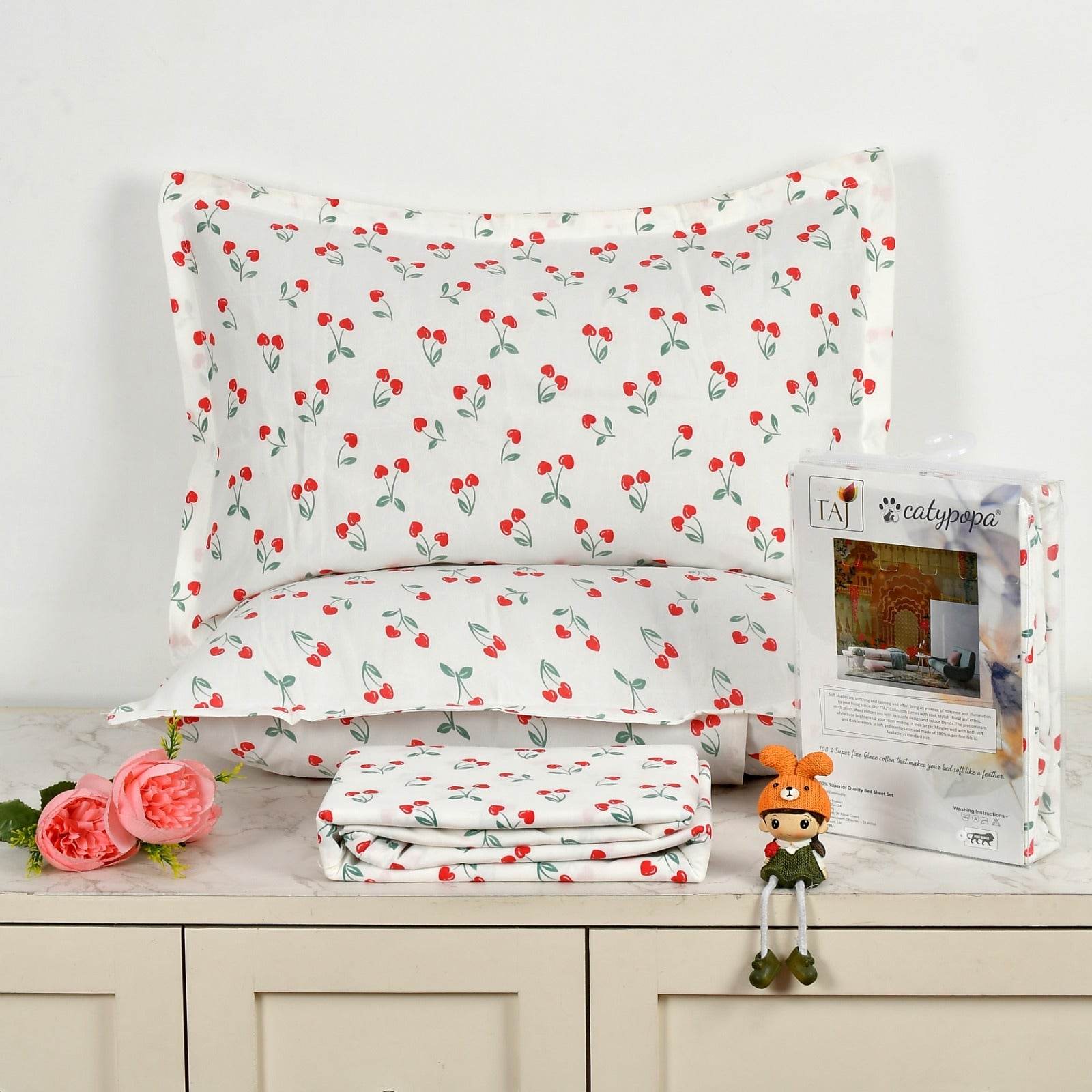 TAJ COLLECTION QUEEN SIZE BEDSHEET - WD INTERNATIONAL