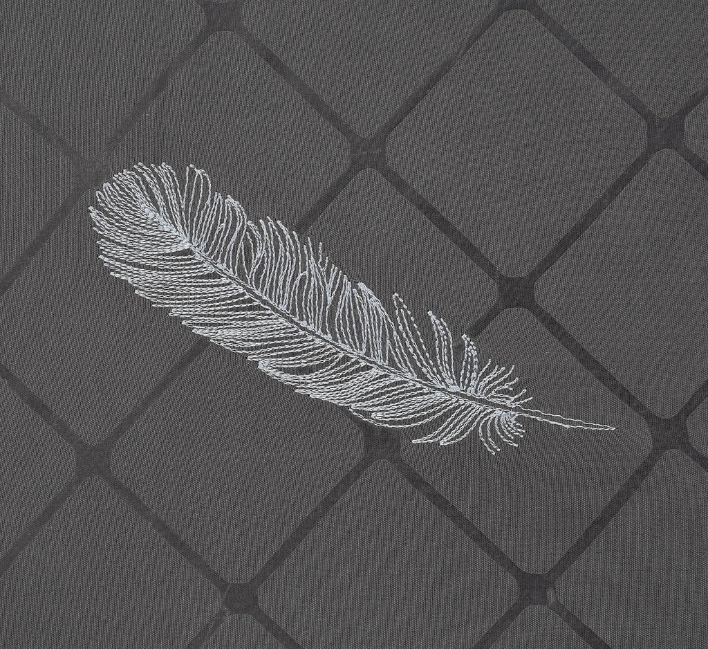 WHITE FEATHER From SUHANNI KADHAI COLLECTION - WD INTERNATIONAL
