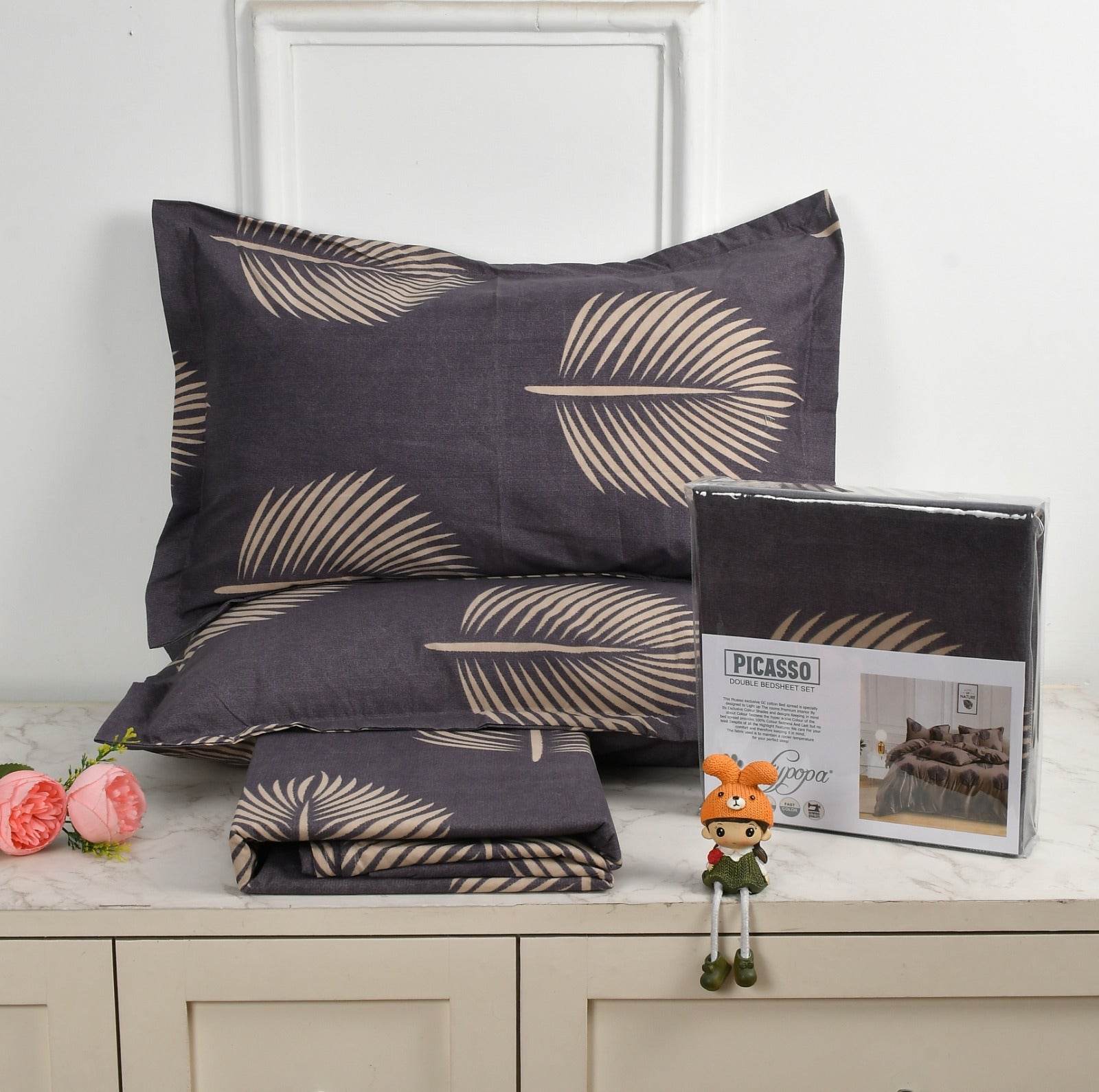 PICASO QUEEN SIZE BEDSHEET - WD INTERNATIONAL